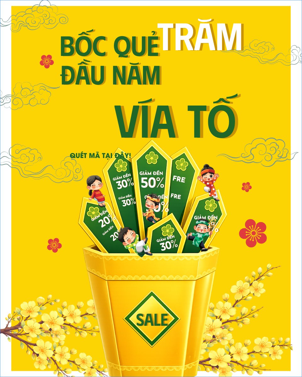 Bốc quẻ đầu năm trăm ngàn vía tốt