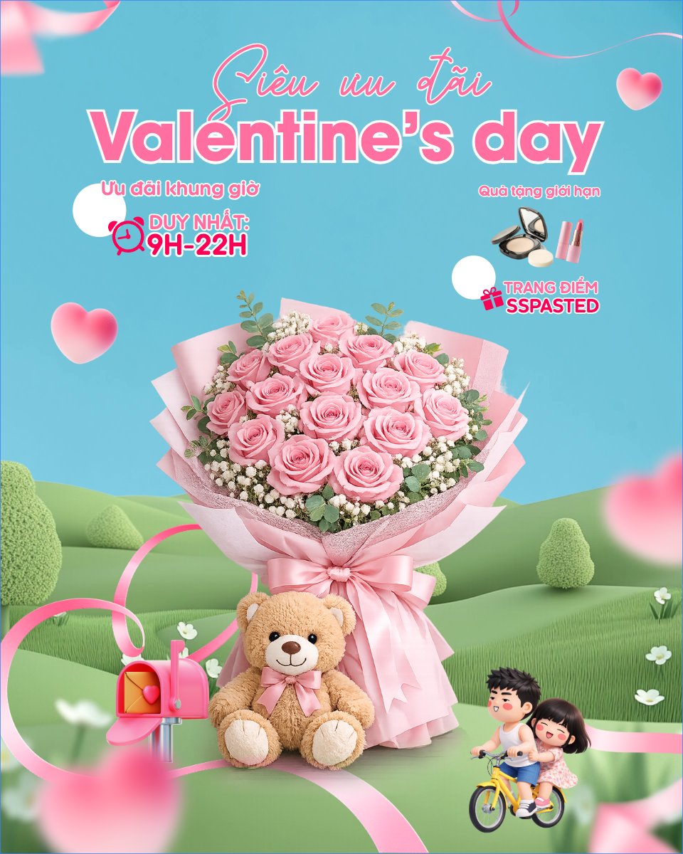 Siêu ưu đãi valentine's day