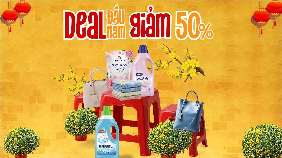 Deal đầu năm giảm 50%