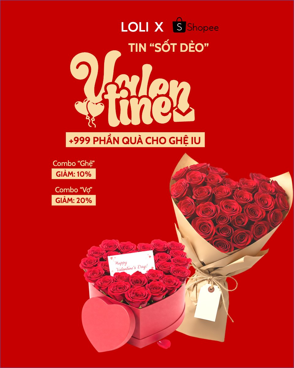 Tin sốt dẻo Valentine