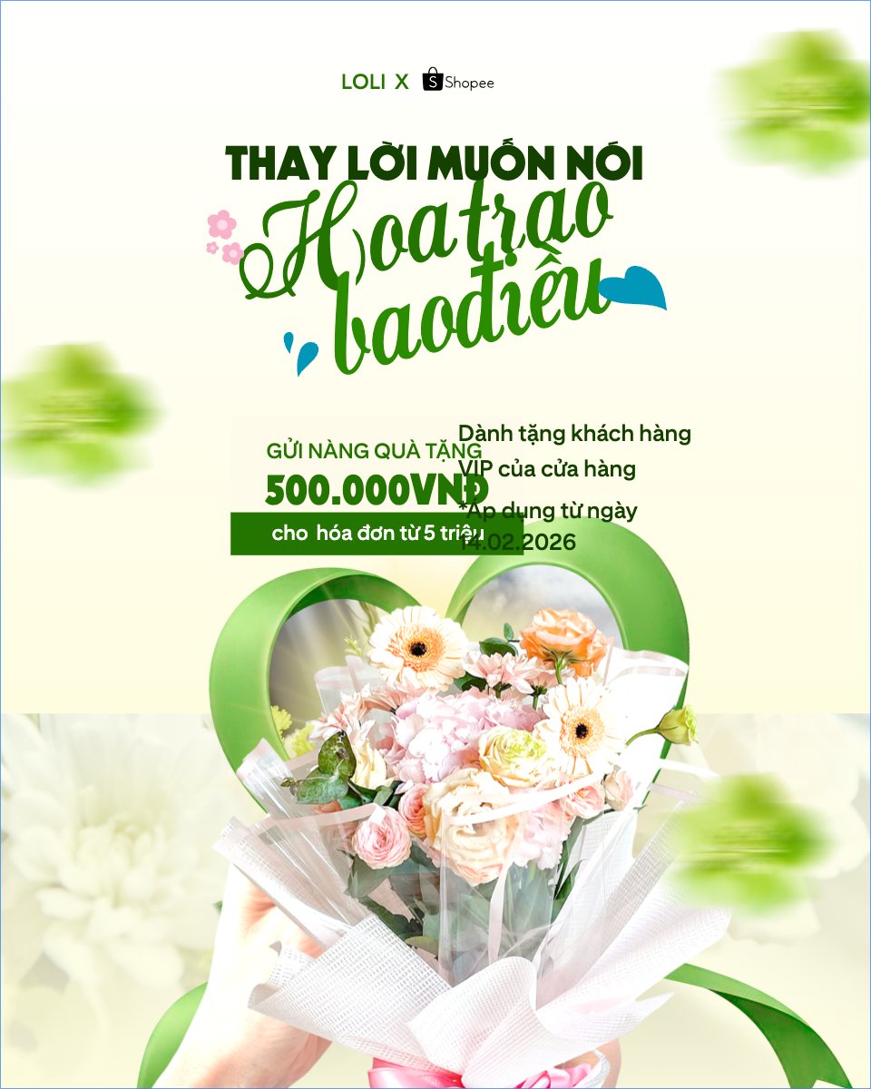 Thay lời muốn nói hoa trao bao điều