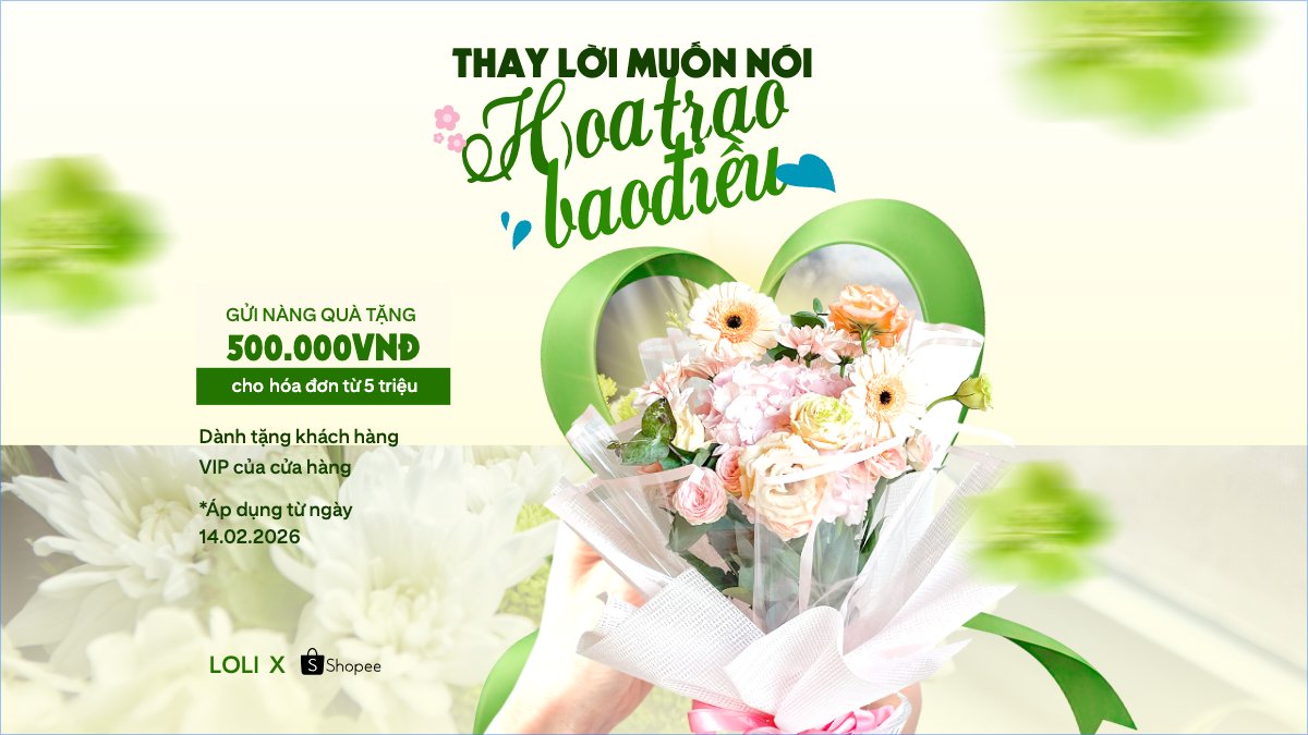 Thay lời muốn nói hoa trao bao điều
