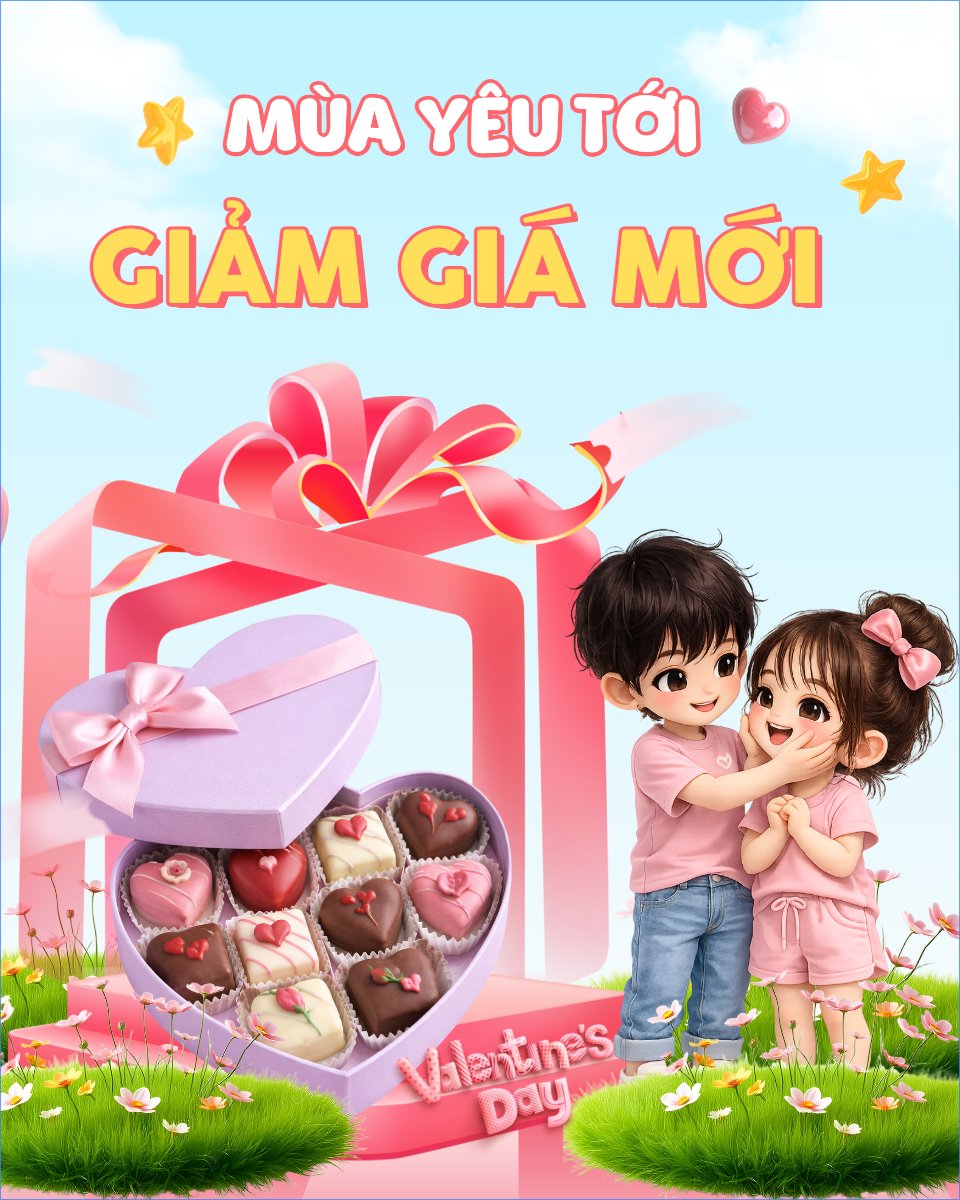 Mùa yêu tới giảm giá mới