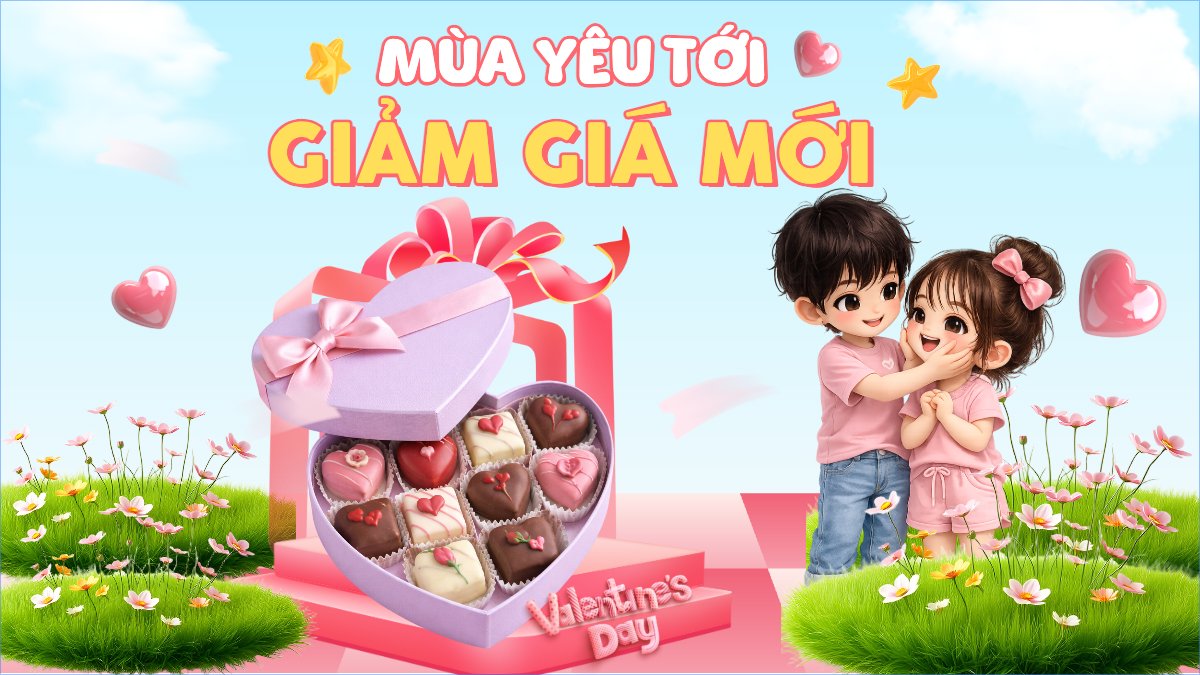 Mùa yêu tới giảm  giá mới