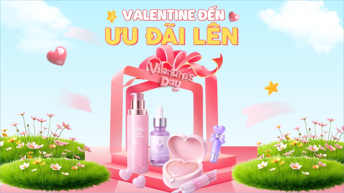 Valentine đến ưu đãi lên