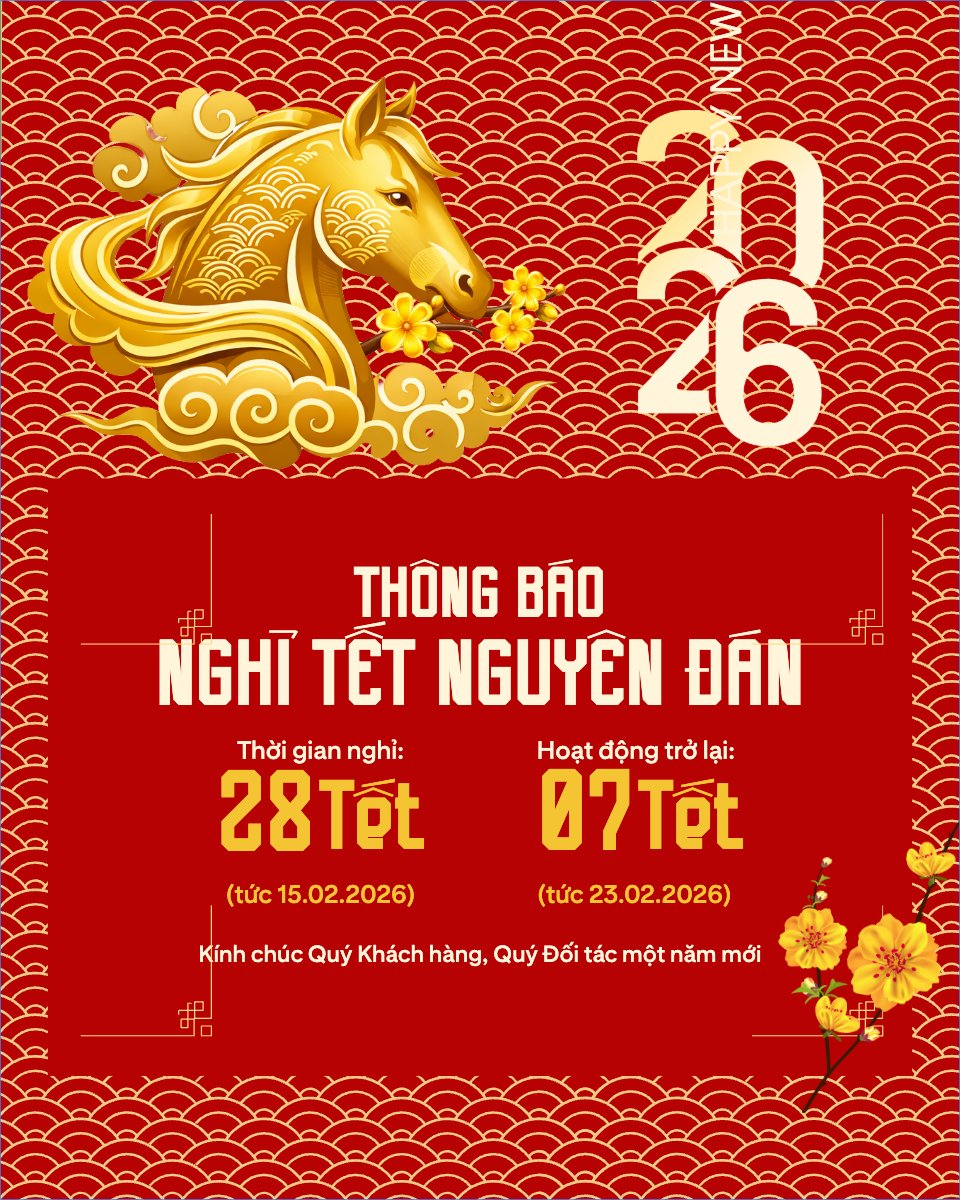 Thông báo nghỉ tết Nguyên Đán