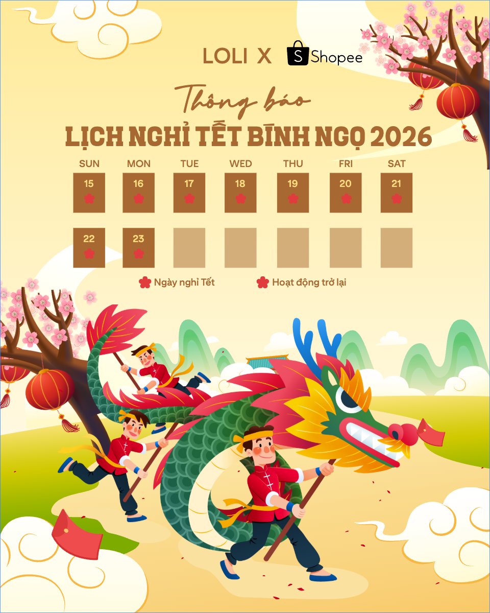 Thông báo lịch nghỉ tết nguyên đán Bính Ngọ 2026