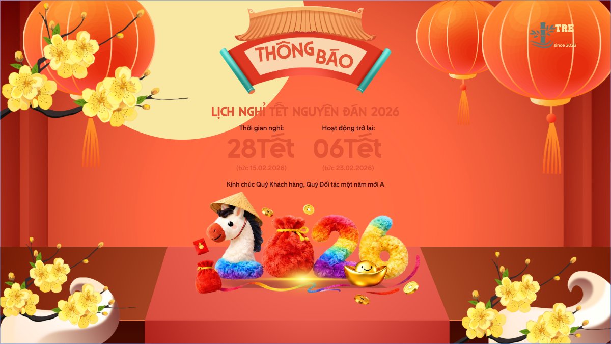 Thông báo lịch nghỉ tết nguyên đán Bính Ngọ 2026