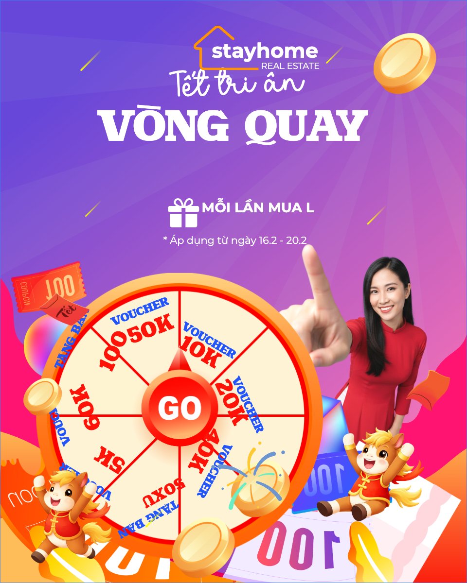 Tết tri ân vòng quay may mắn