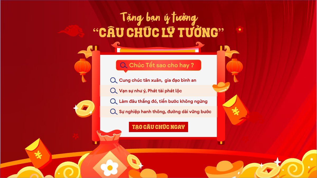 Tặng bạn ý tưởng câu chúc lý tưởng