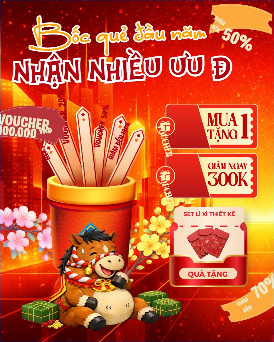 Bốc quẻ đầu năm nhận nhiêu ưu đãi