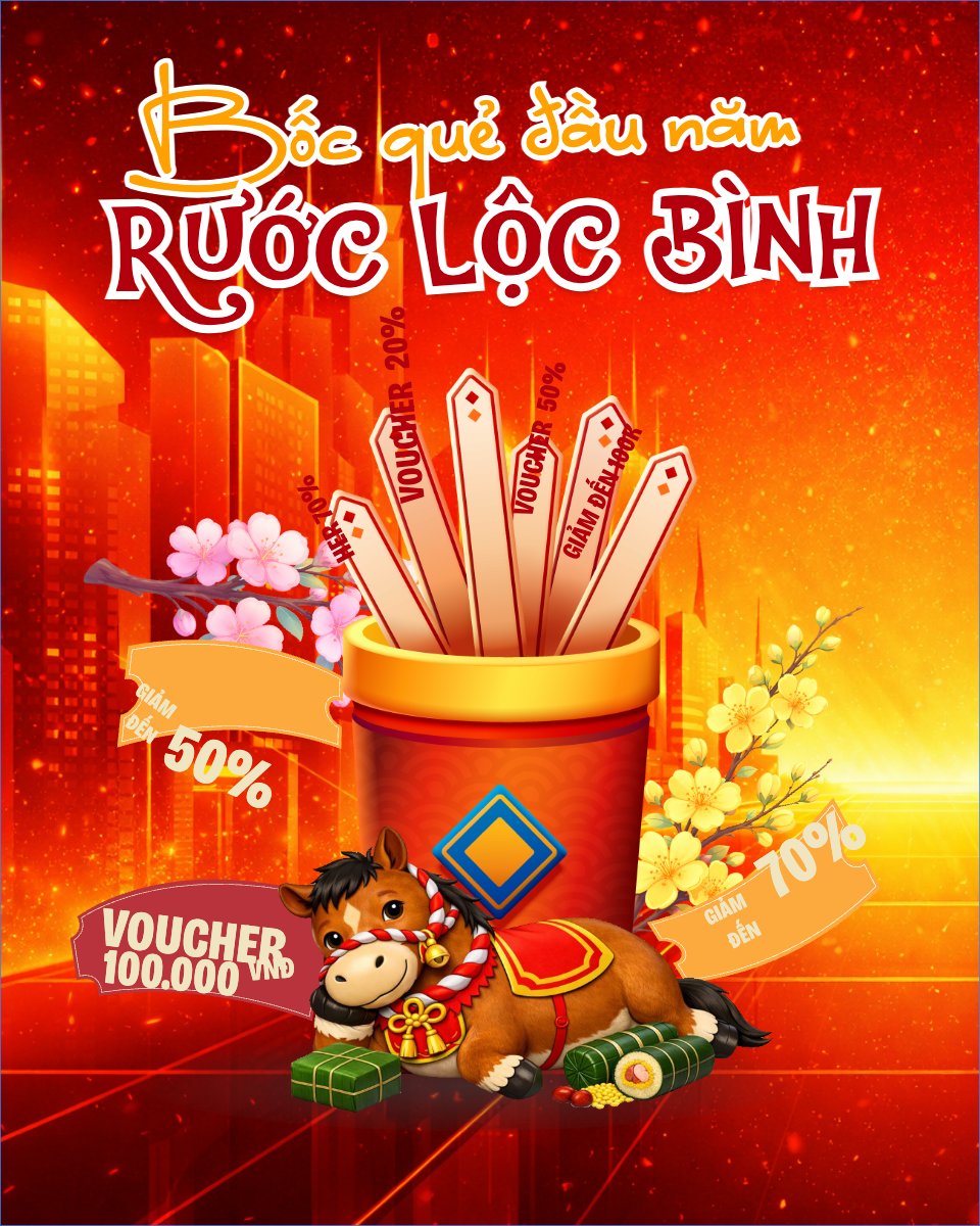 Bốc quẻ đầu năm rước lộc bình an