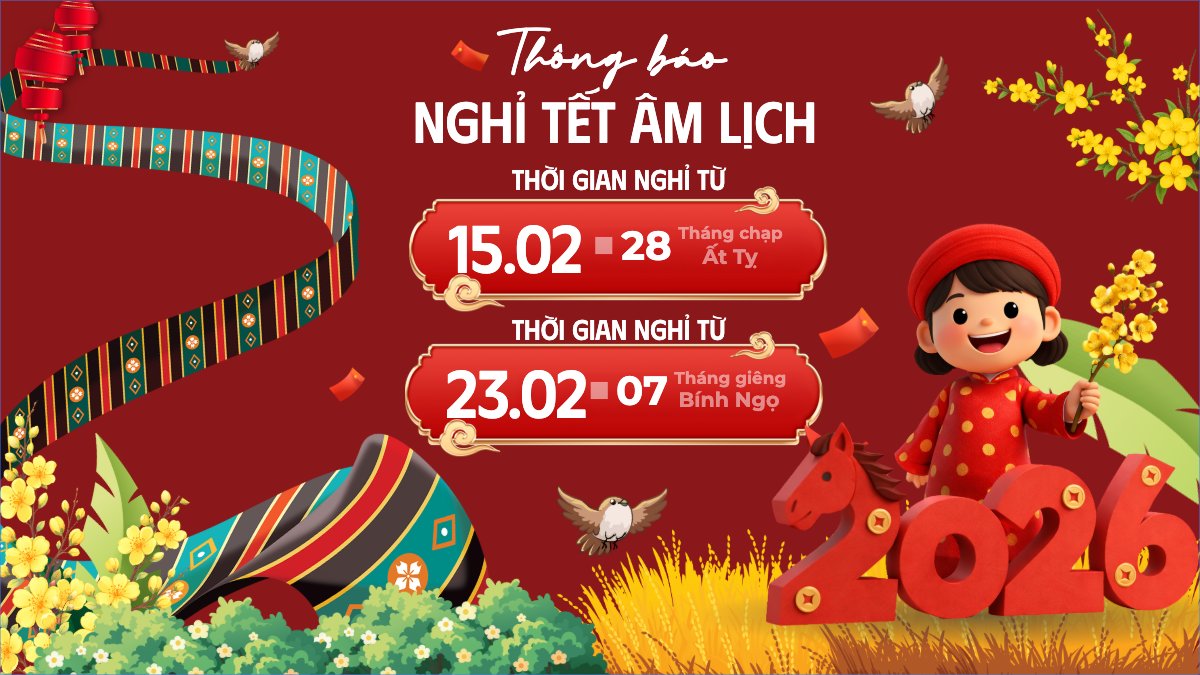 Thông báo nghỉ tết âm lịch