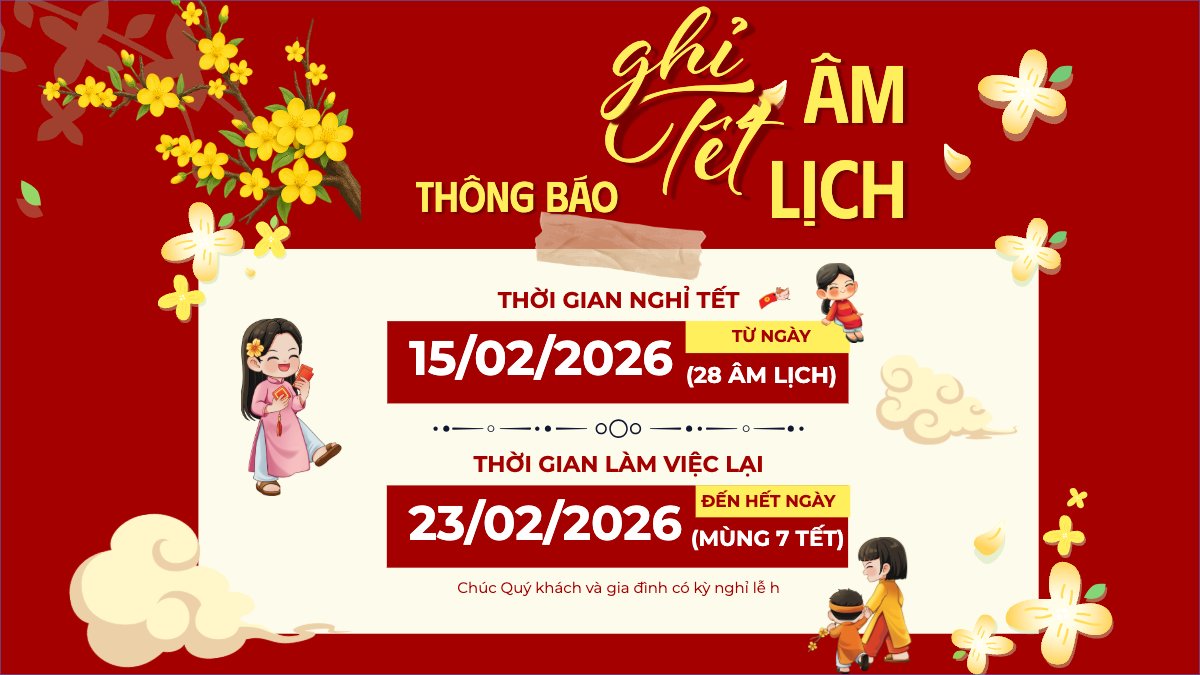 Thông báo nghỉ tết âm lịch