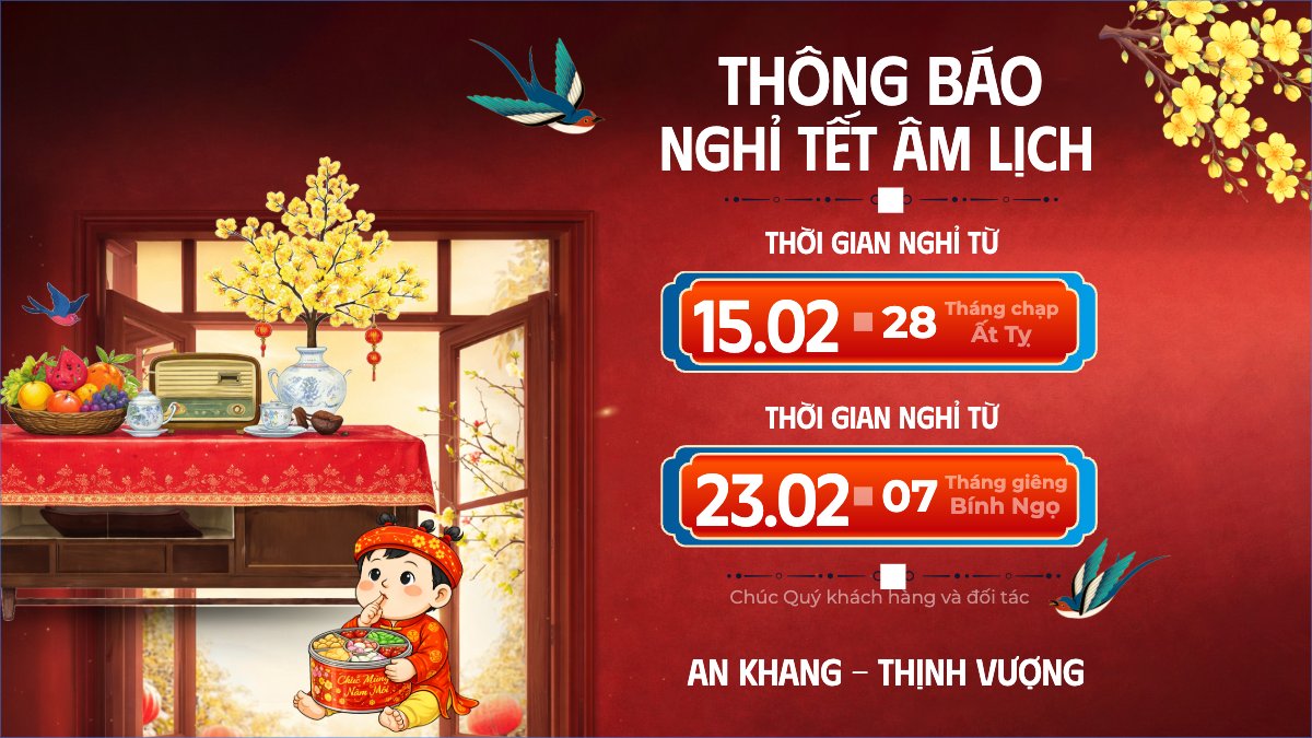 Thông báo nghỉ tết âm lịch