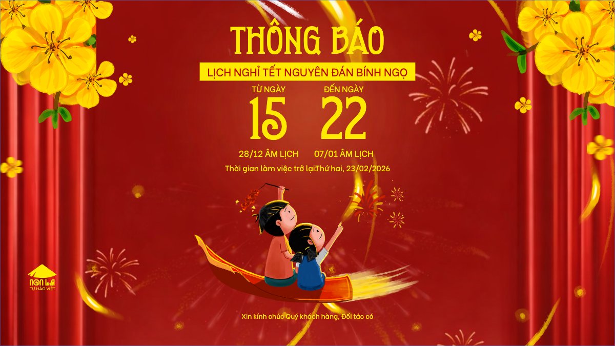 Thông báo lịch nghỉ tết nguyên đán Bính Ngọ 2026