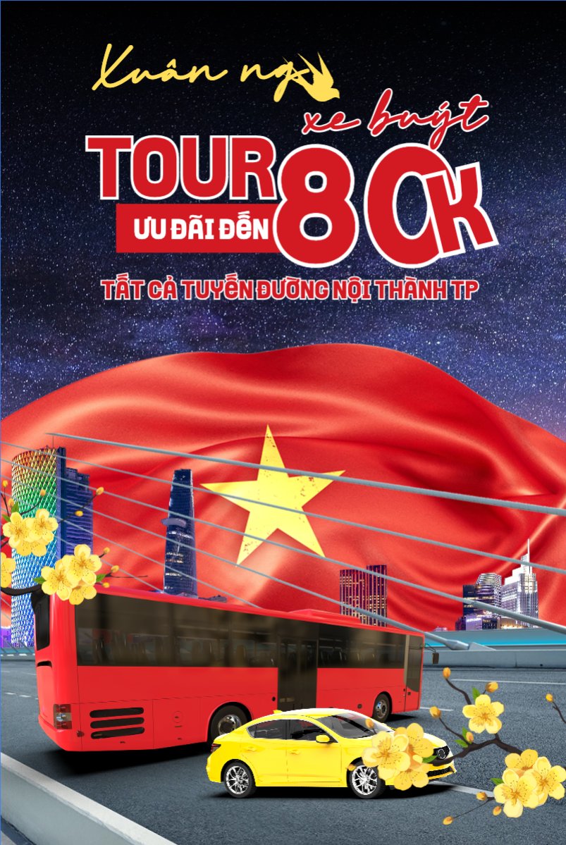 Xuân ngao du tour xe buýt ưu đãi 80K