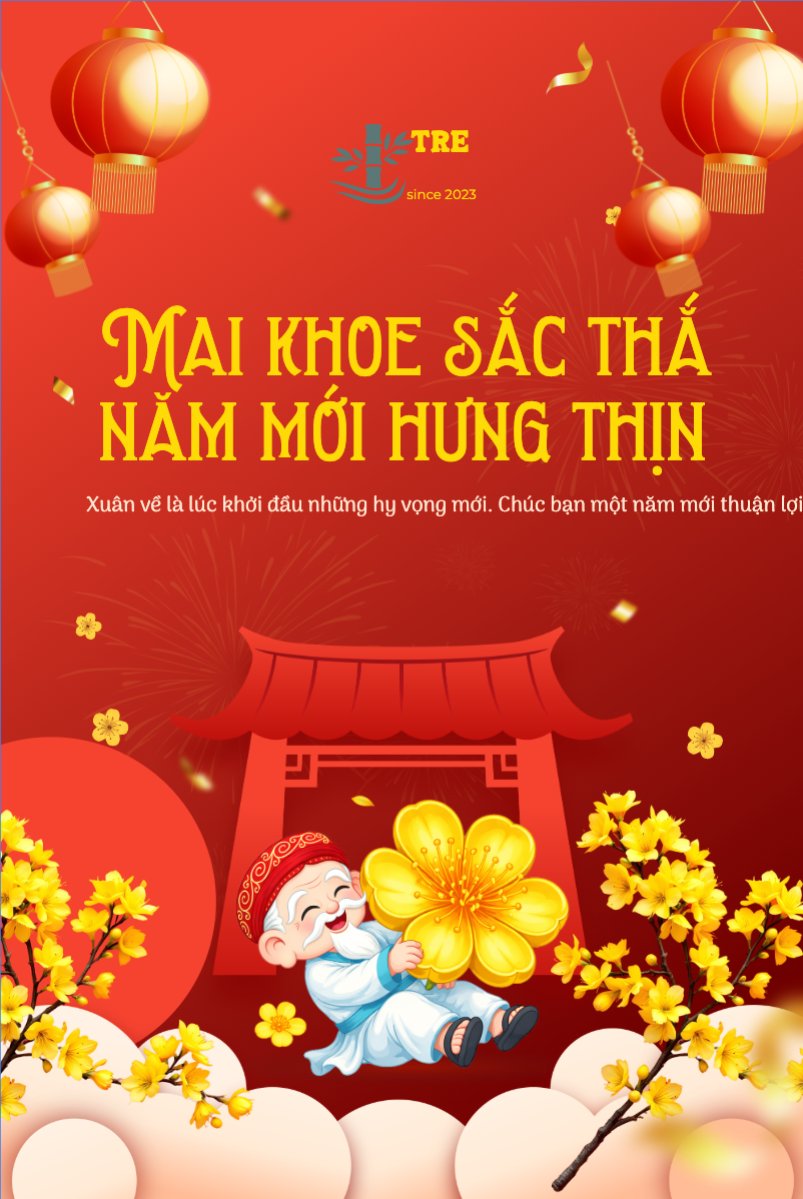 Mai khoe sắc thắm năm mới hưng thịnh