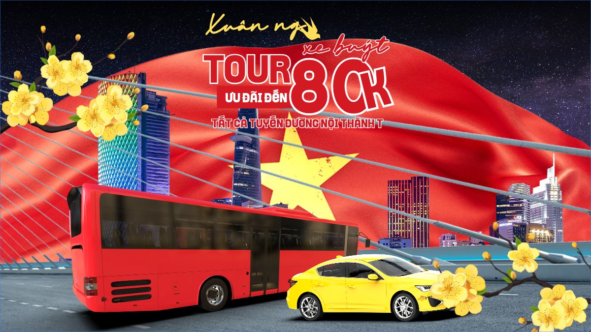 Xuân ngao du tour xe buýt ưu đãi 80K