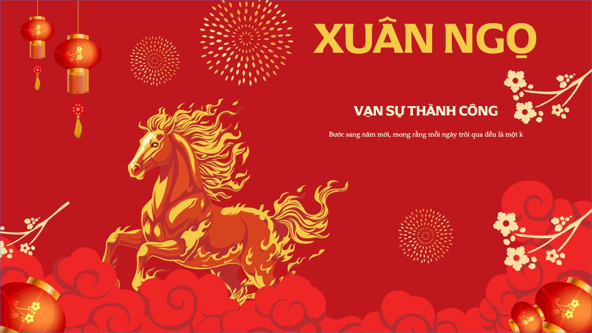 Xuân ngọ phi mã vạn sự thành công