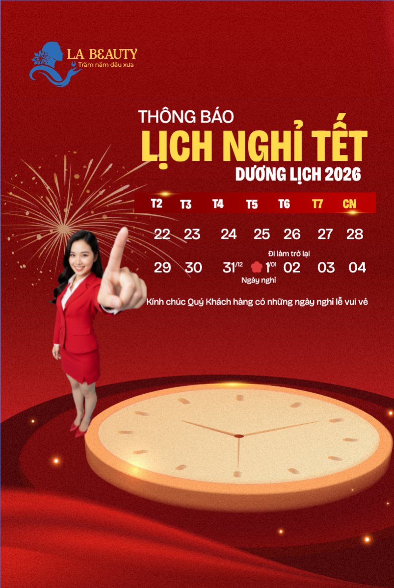 Thông báo lịch nghỉ Tết dương lịch 2026
