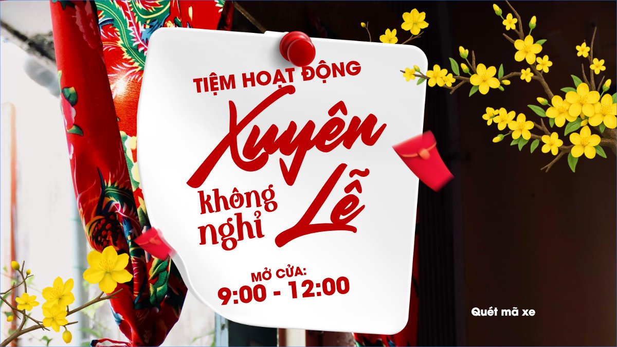 Thông báo nghỉ tết dương lịch