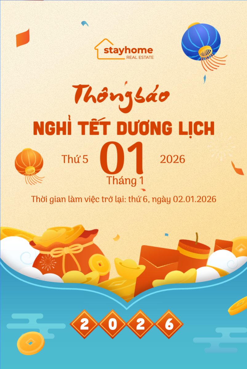 Thông báo lịch nghỉ Tết dương lịch 2026