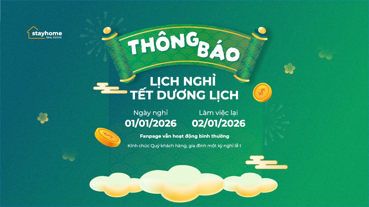 Thông báo lịch nghỉ Tết dương lịch 2026