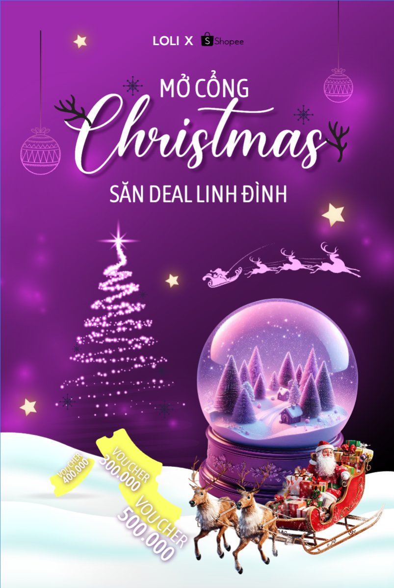 Mở cổng Christmas săn deal linh đình