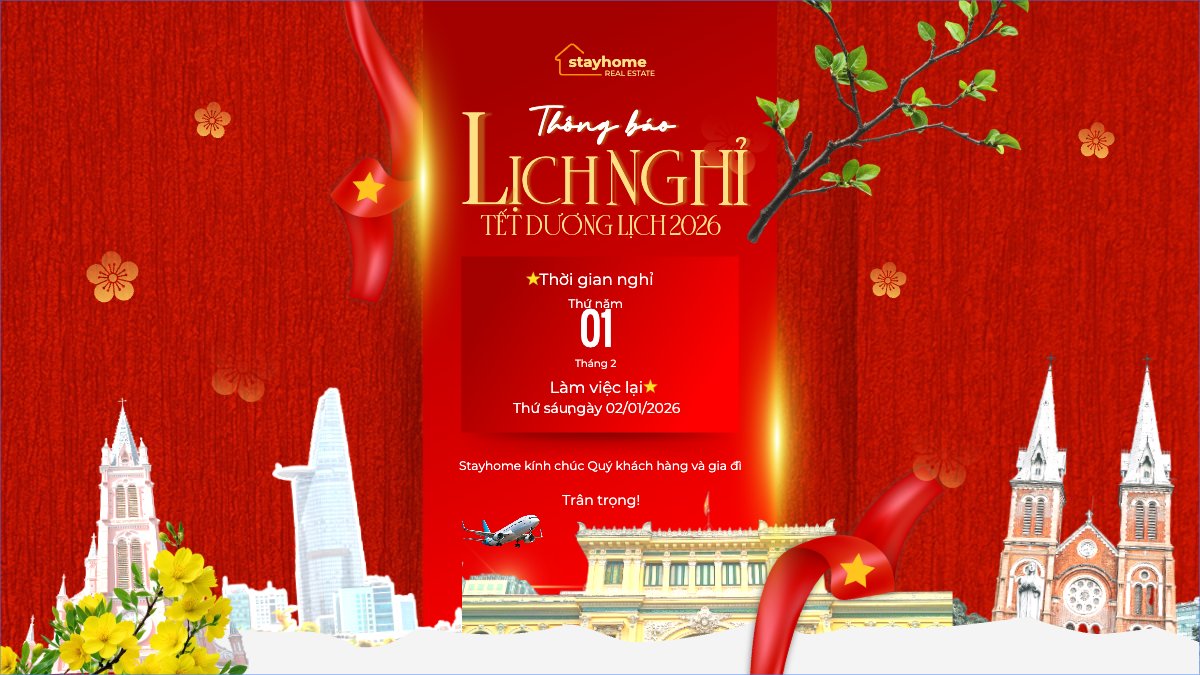 Thông báo lịch nghỉ Tết dương lịch 2026