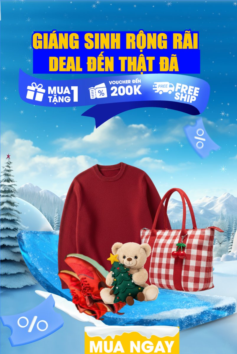 Giáng sinh rộn ràng deal đến thật đã