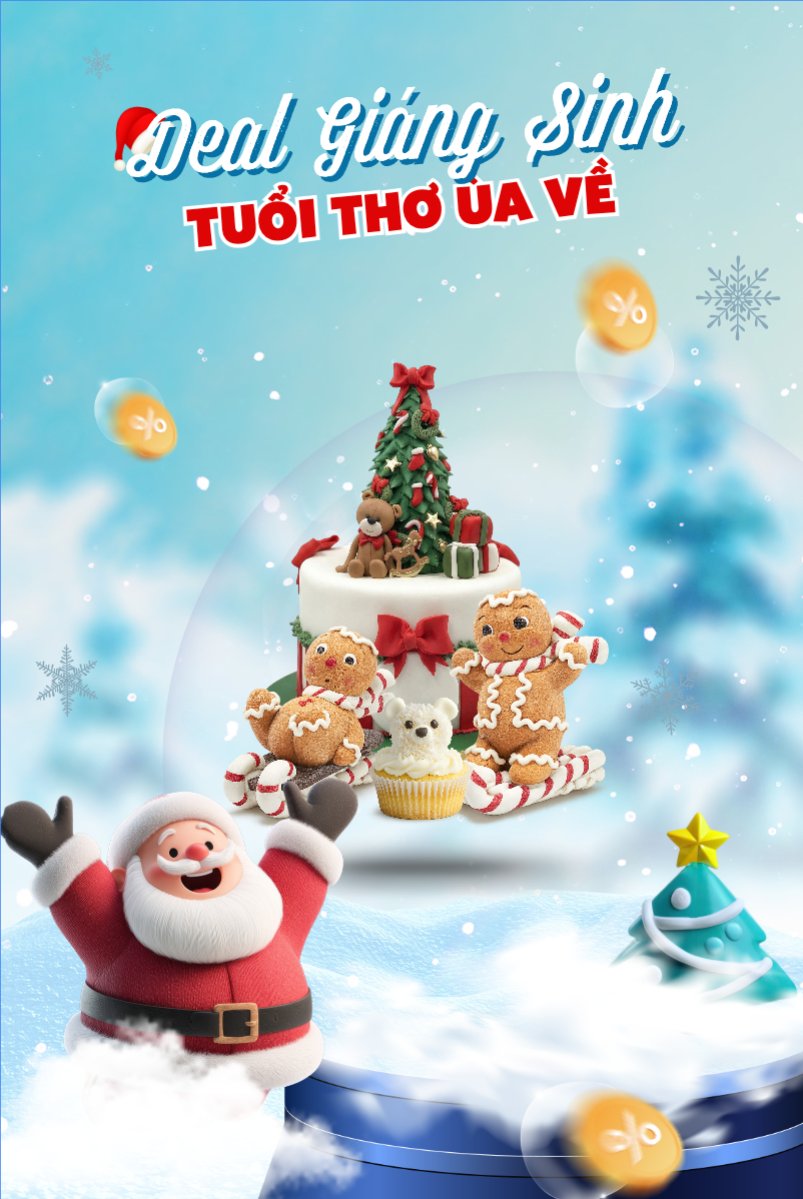Deal giáng sinh tuổi thơ ùa về