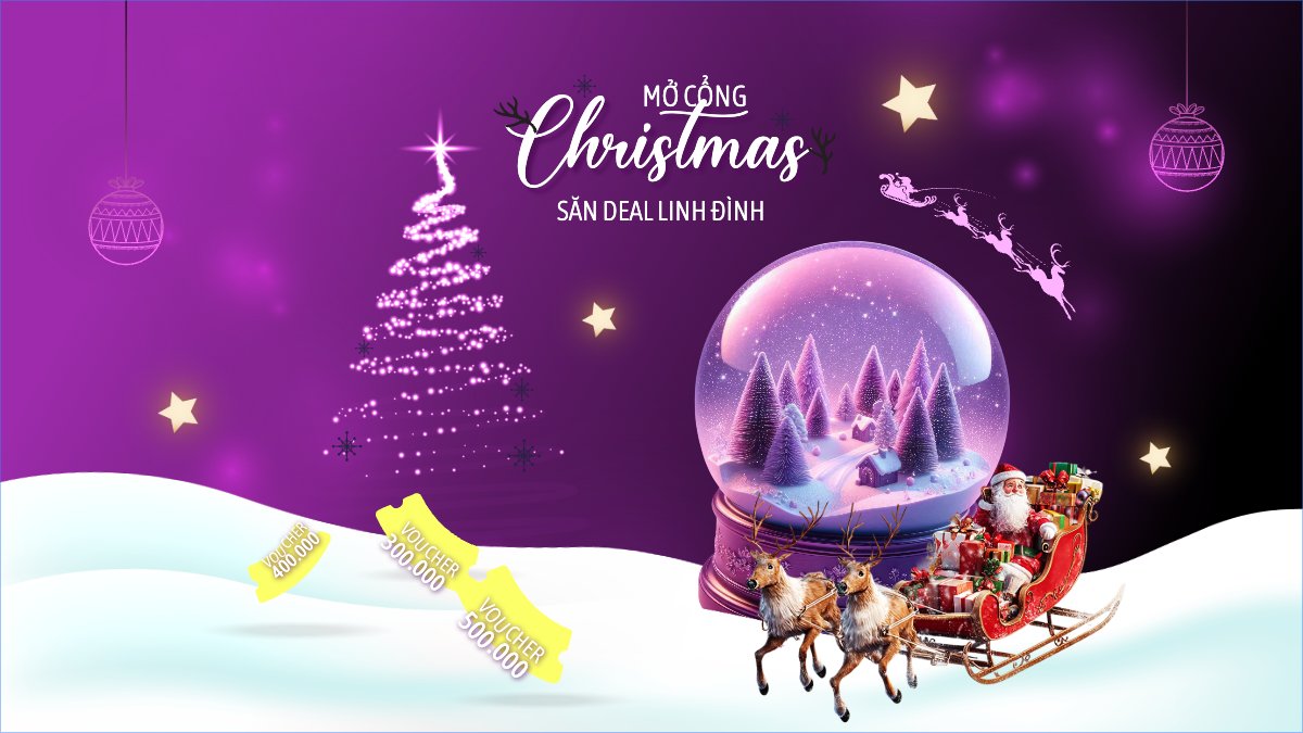 Mở cổng Christmas sale linh đình
