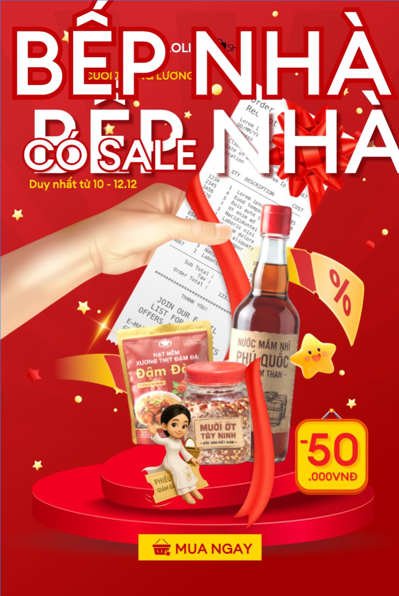 Cuối tháng lương về bếp nhà có sale