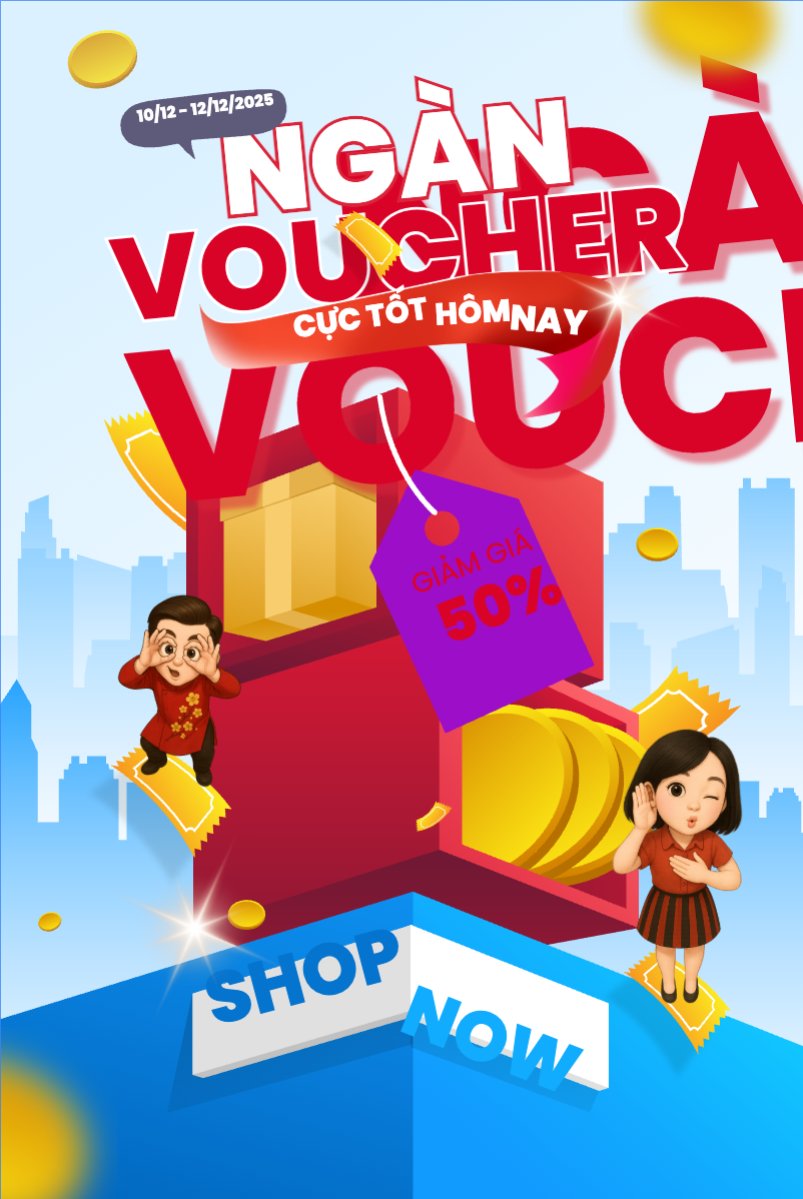 Ngàn voucher cực tốt hôm nay
