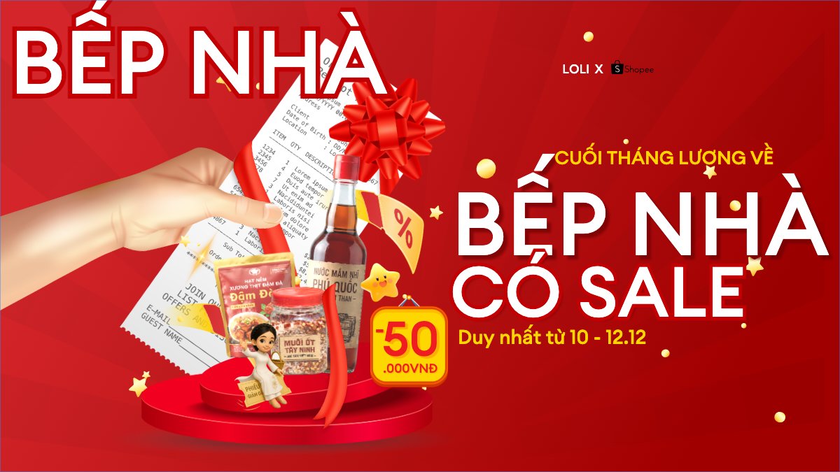 Cuối tháng lương về bếp nhà có sale