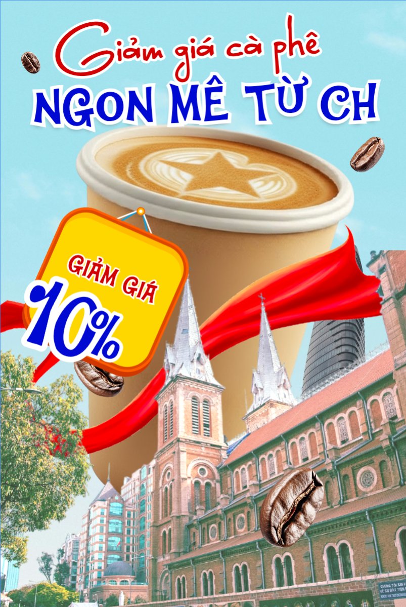 Giảm giá cà phê ngon mê từ chối