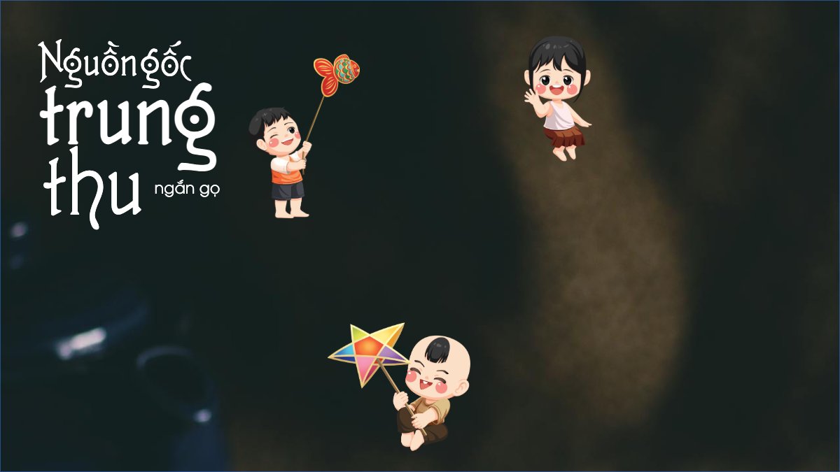 Trung thu, Tết Đoàn Viên, mid-autumn festival, sự kiện, event, dễ thương, cute, chibi, hoạt hình, cartoon