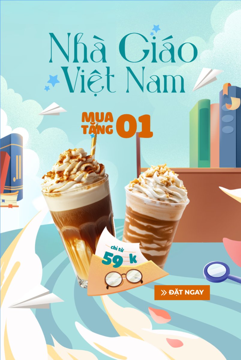 Nhà giáo Việt Nam mua 1 tặng 1