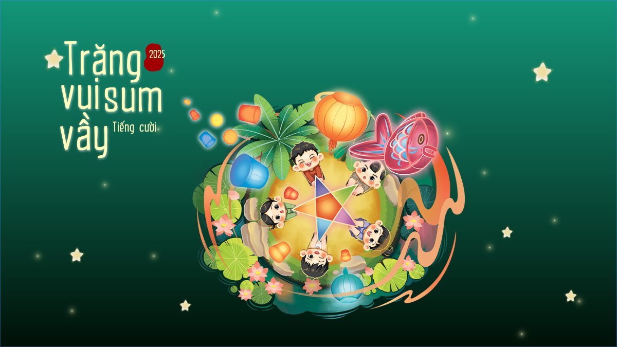 Trung thu, Tết Đoàn Viên, mid-autumn festival, lễ hội, sự kiện, event, âm nhạc, giải trí, dễ thương, cute, chibi, hoạt hình, cartoon