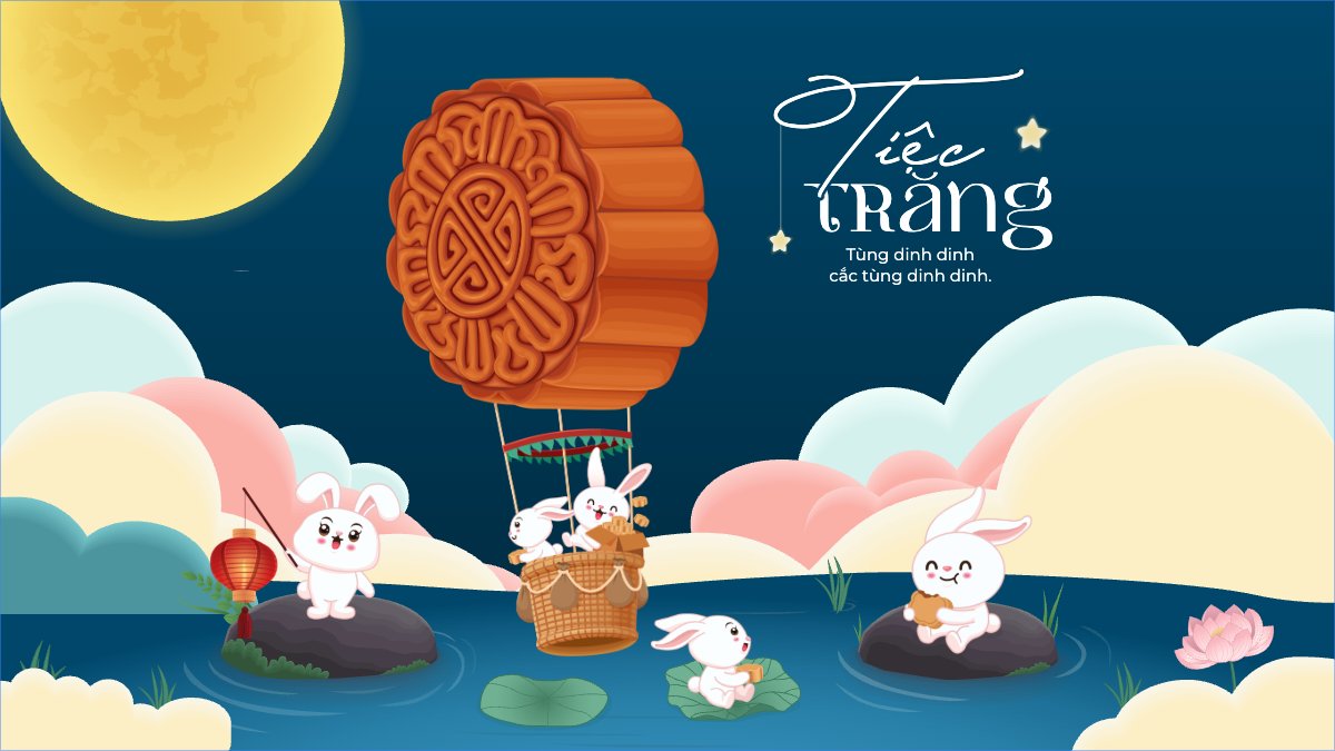 Trung thu, Tết Đoàn Viên, mid-autumn festival, lễ hội, sự kiện, event, âm nhạc, giải trí, dễ thương, cute, chibi, hoạt hình, cartoon