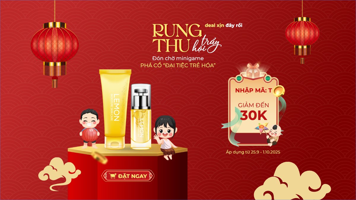 Trung thu, Tết Đoàn Viên, mid-autumn festival, sự kiện, làm đẹp, beauty, event, dễ thương, cute, chibi, hoạt hình, cartoon