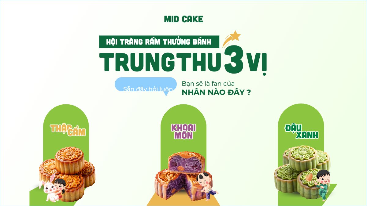 Trung thu, Tết Đoàn Viên, mid-autumn festival, sự kiện, ẩm thực, food, event, cute, dễ thương, chibi, hoạt hình