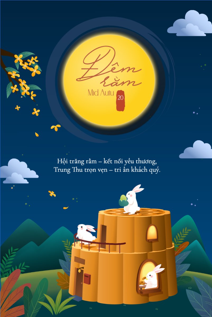 Trung thu, Tết Đoàn Viên, mid-autumn festival, sự kiện, event, lễ hội, festival, dễ thương, cute