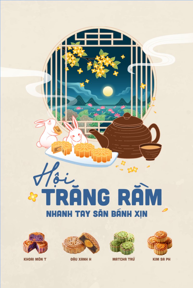 Trung thu, Tết Đoàn Viên, mid-autumn festival, sự kiện, event, lễ hội, festival, ẩm thực, food, bánh trung thu, cute, dễ thương