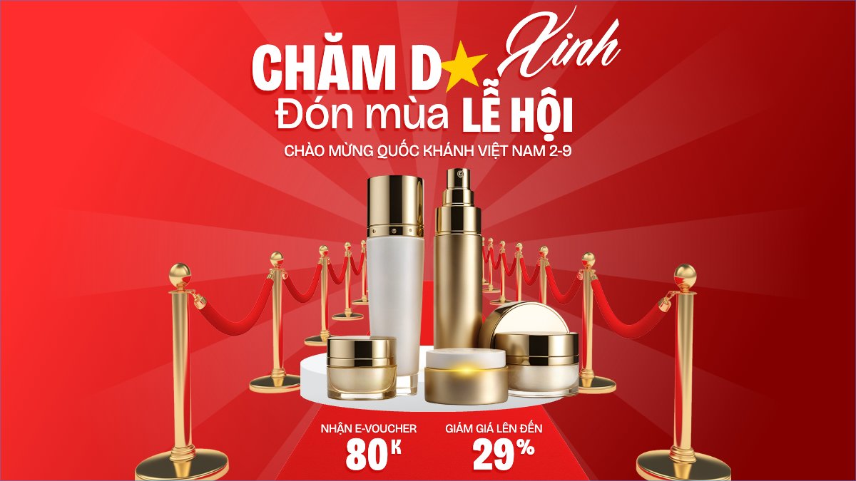 2/9, Quốc Khánh, lễ hội, Việt Nam, làm đẹp, spa, beauty, thẩm mỹ, skincare, hiện đại, modern