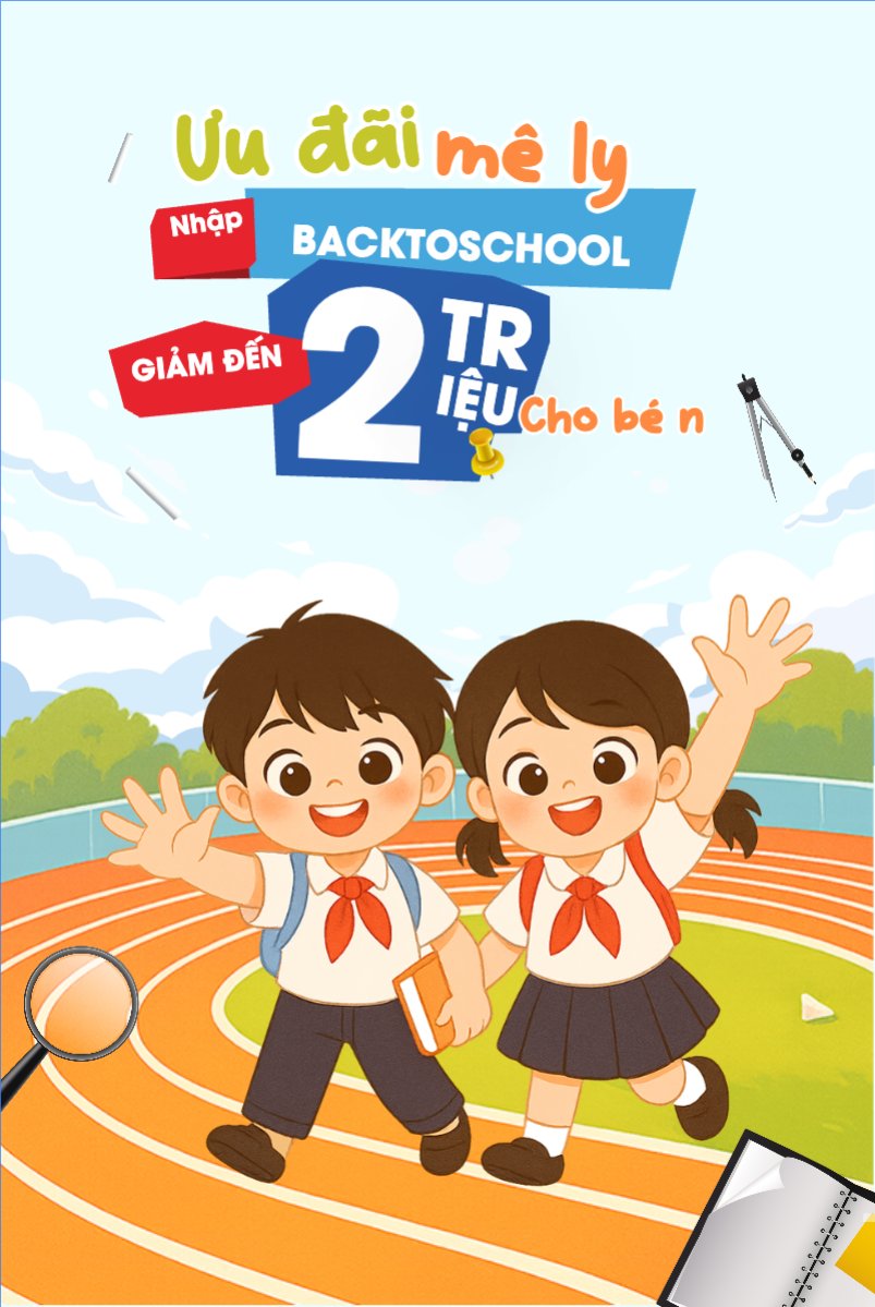 Tựu trường, đến trường, nhập học, giáo dục, education, school, trường học, dễ thương, cute, chibi, hoạt hình, cartoon