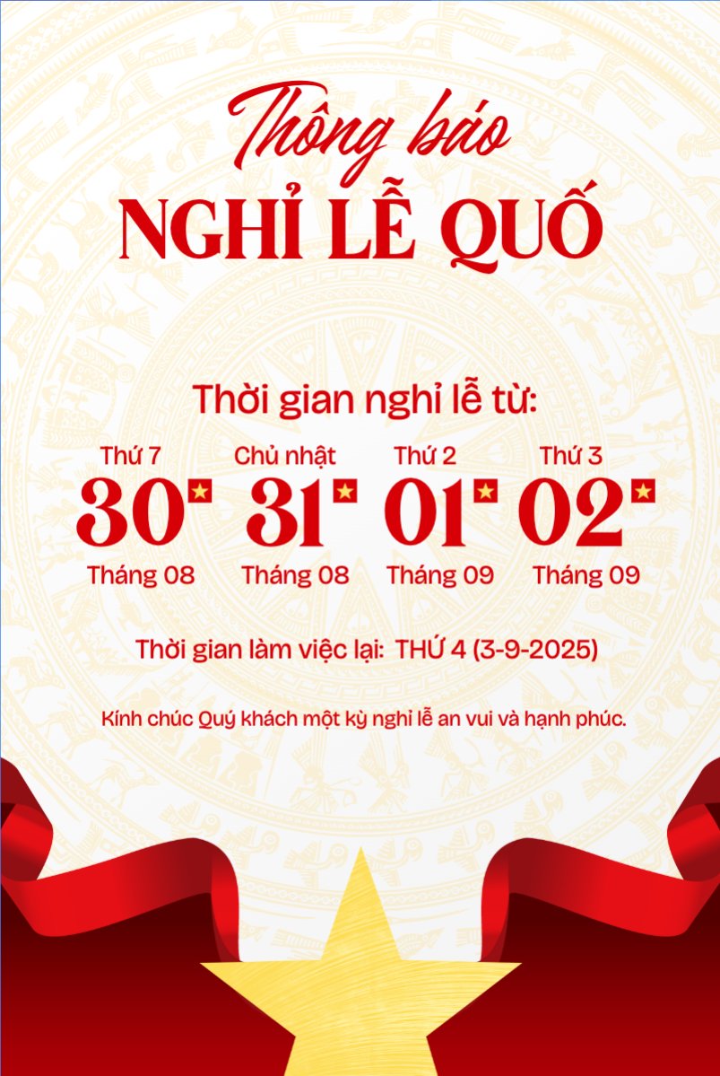 2/9, Quốc Khánh, lễ hội, thông báo, lịch nghỉ, Việt Nam, sự kiện, event, hiện đại, modern