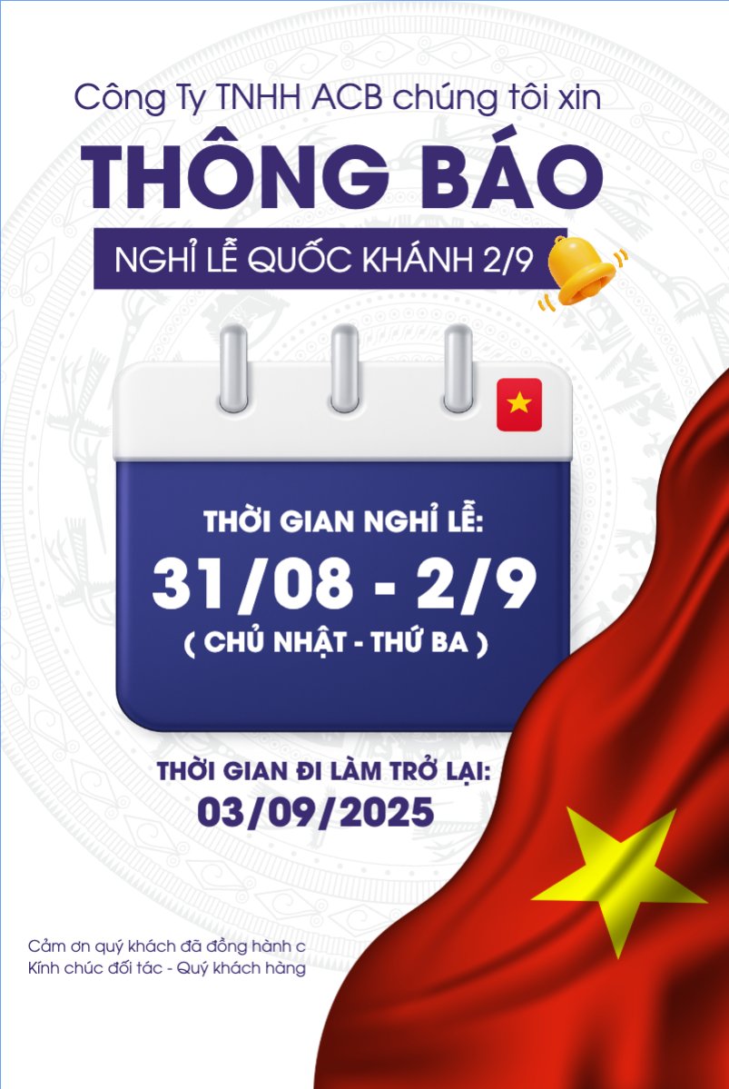 	2/9, Quốc Khánh, lễ hội, thông báo, lịch nghỉ, Việt Nam, sự kiện, event, hiện đại, modern