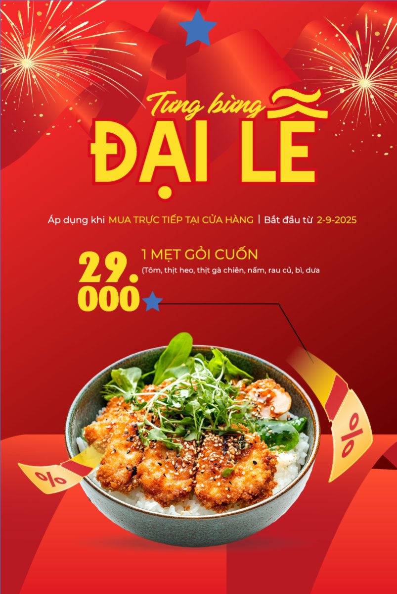 2/9, Quốc Khánh, lễ hội, Việt Nam, đồ ăn, food, thực phẩm, ẩm thực, món ăn, F&B, thức ăn, hiện đại, modern